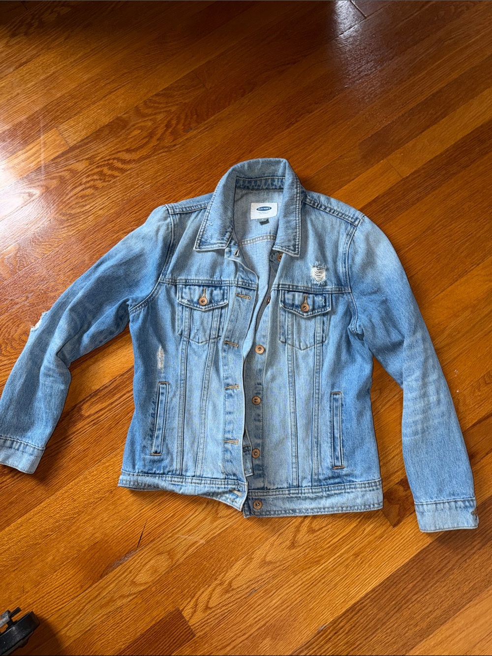Old Navy Light Blue Womens Denim Jacket